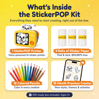 Wonder Pages StickerPOP Kit for Curious Kids!