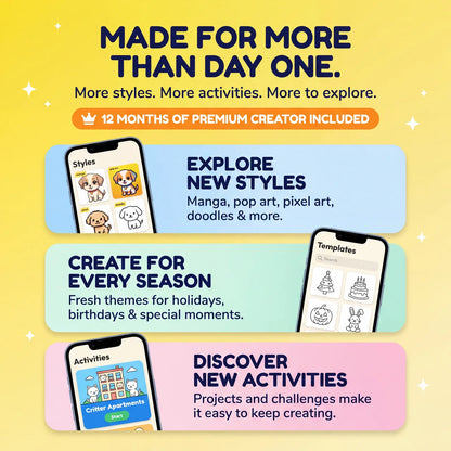 Wonder Pages StickerPOP Kit for Curious Kids!